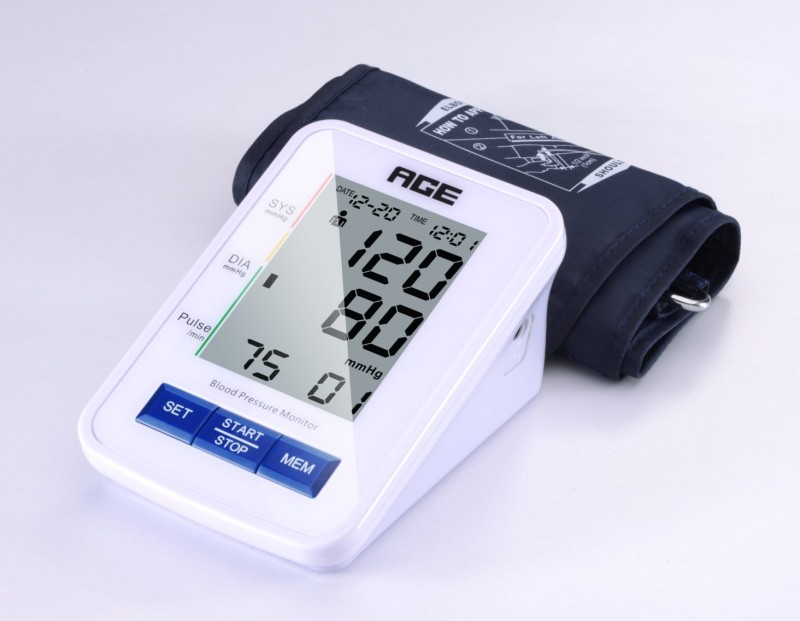 譽(yù)康BA-803S家用藍(lán)色背光全自動上臂式電子血壓計OEM