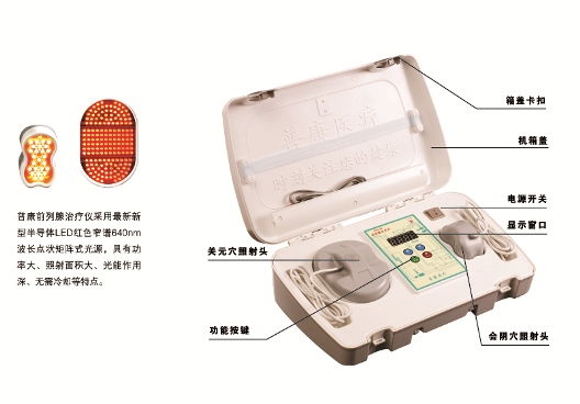 LED冷光源家用前列腺紅光治療儀，男科前列腺治療儀