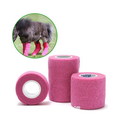 美迪邦|5cm*4.5m|寵物專用繃帶|無(wú)紡布自粘彈性繃帶