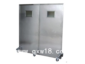 X射線防護(hù)鉛屏風(fēng)制造，移動(dòng)輪帶剎車裝置