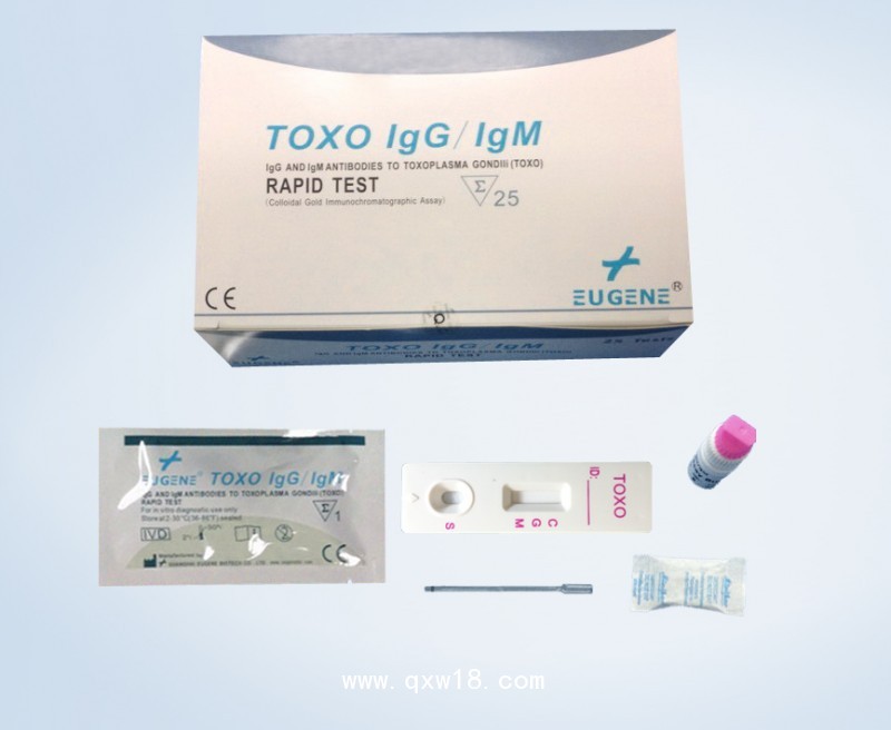 弓形蟲(chóng)TOXO抗體快速檢測(cè)試劑盒 膠體金法