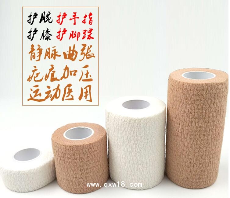 自粘彈性繃帶多尺寸多顏色生產(chǎn)加工