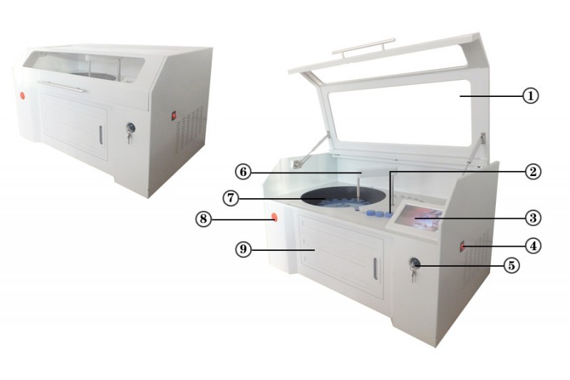 全自動(dòng)液基細(xì)胞制片染色機(jī)