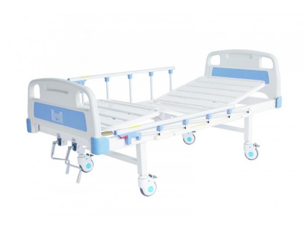 ZJ-E13A二功能護(hù)理床 (四角剎車、五檔護(hù)欄、條式床面）