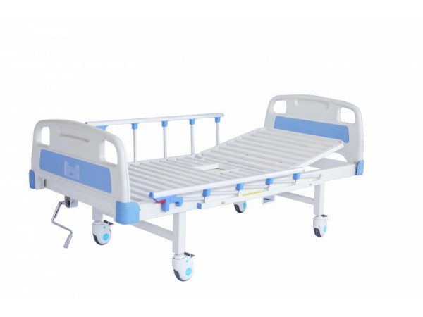 眾佳E19A ABS床頭便孔護(hù)理床 (四角剎車、五檔護(hù)欄、）