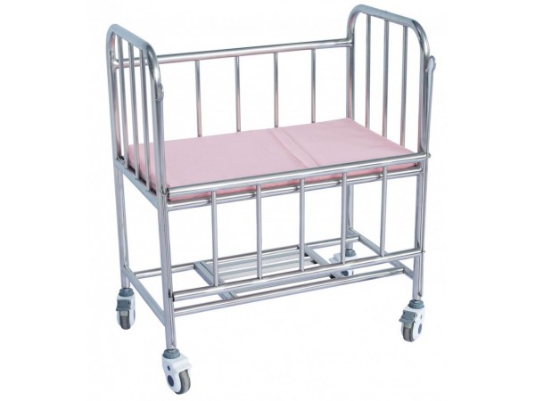 山東眾佳ZJ-E26A不銹鋼床邊嬰兒車（升降護(hù)欄）