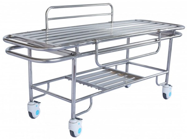 山東眾佳ZJ-Z5全不銹鋼四小輪擔(dān)架車（轉(zhuǎn)運(yùn)車）