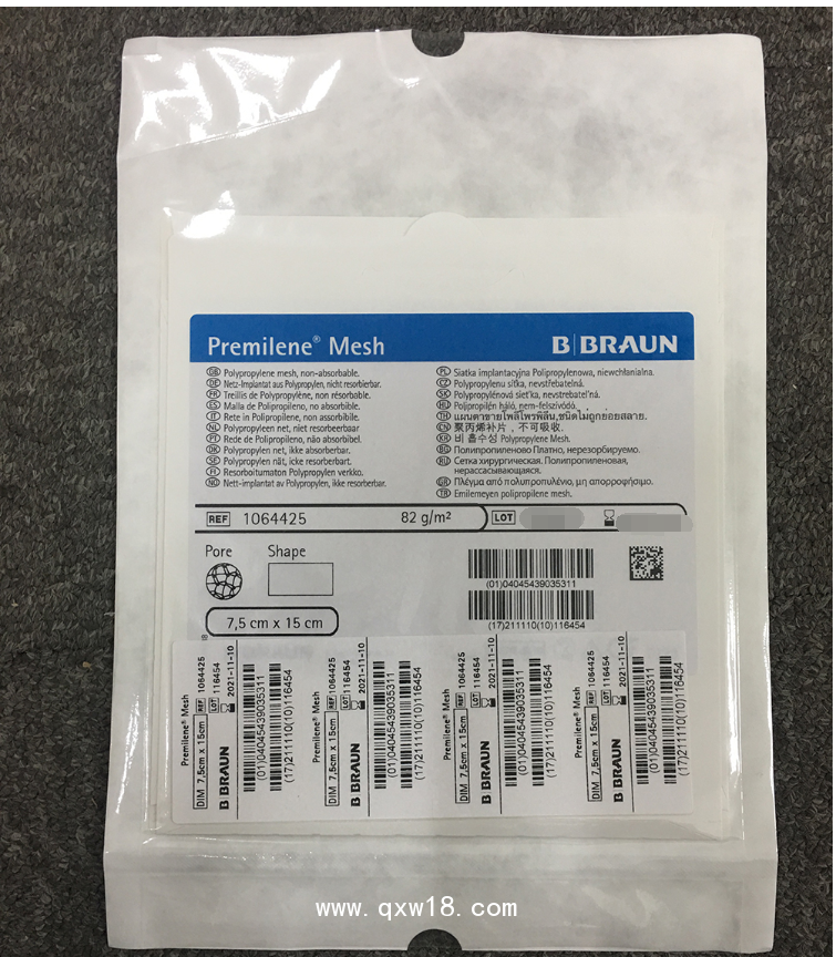 德國貝朗傳統(tǒng)疝補(bǔ)片1064425