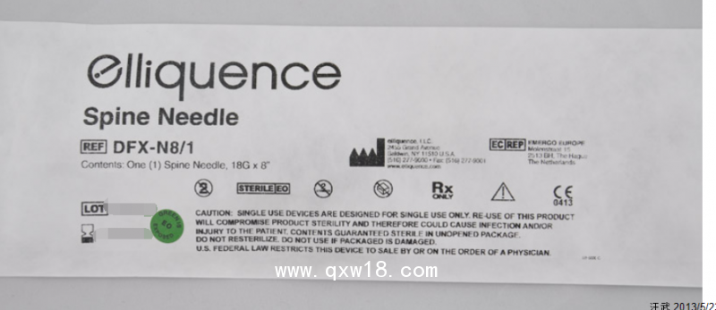 美國elliquence雙極射頻手術(shù)刀頭DFX-N8/1