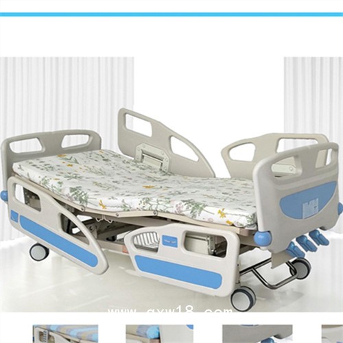 新式帶輸液架電動護理病床