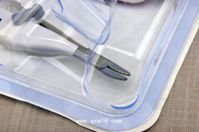 柯惠腹腔鏡開口鉗、彎形小鉗口開放手術(shù)閉合分割器LF1212