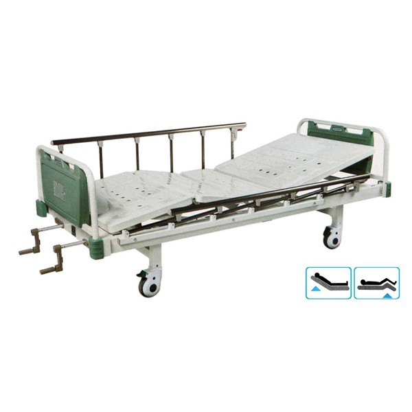 銘泰手動(dòng)雙搖護(hù)理病床S2系列手動(dòng)病床，手搖式病床，雙搖病床