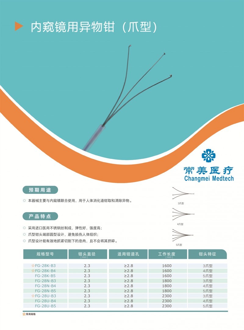 內窺鏡用異物鉗