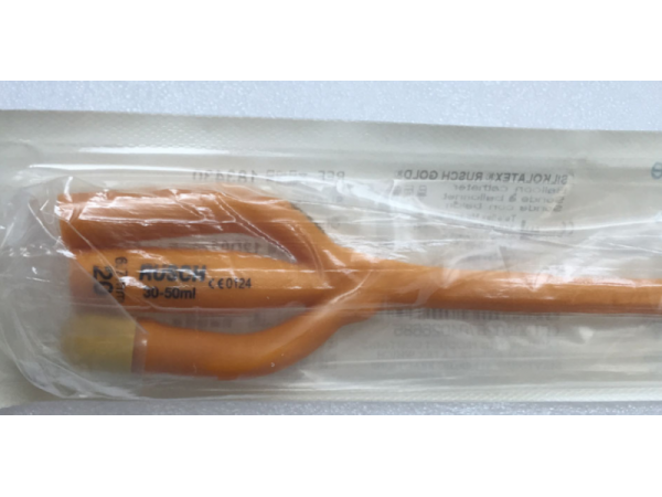 美國泰利福三腔術后魯西金黃色乳膠福萊導尿管183430