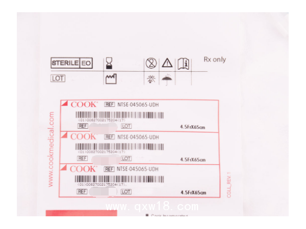 美國(guó)庫(kù)克膽道鏡取石網(wǎng)籃NTSE-045065-UDH