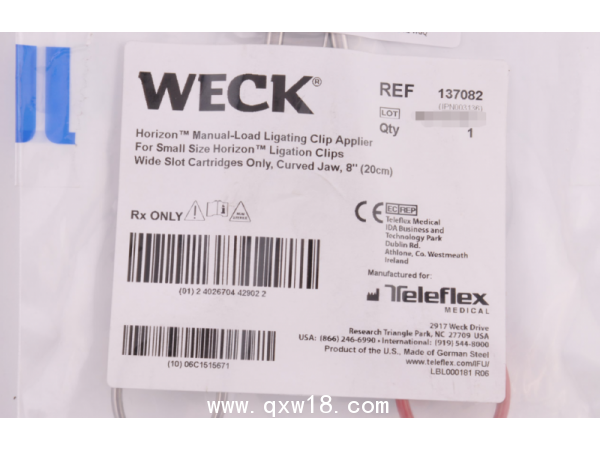 美國泰利福 Teleflex施夾鉗137082