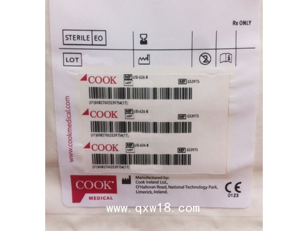 美國(guó)庫(kù)克泌尿外科支架 雙J管USI-626-B