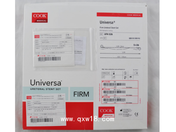 美國庫克輸尿管支架套裝Ufh-526