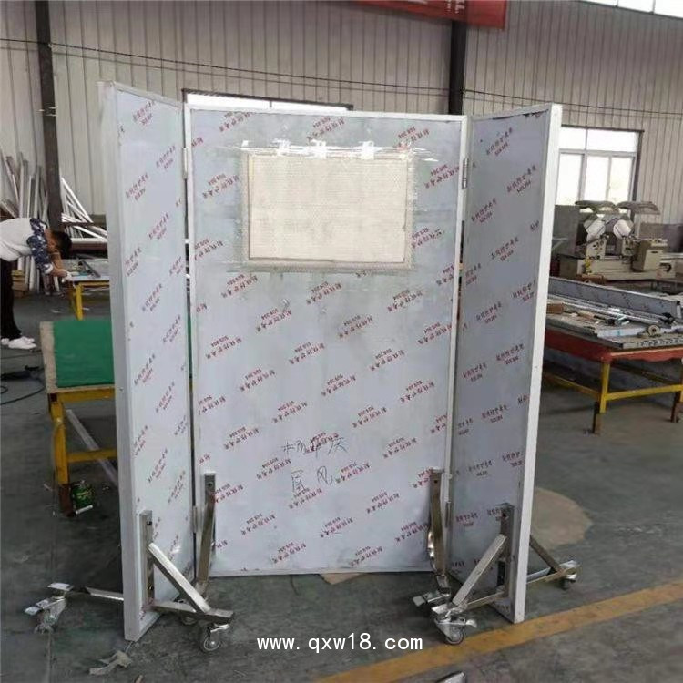 鉛屏風(fēng)加工醫(yī)用輻射隔離鉛屏風(fēng)拍片室推拉射線防護(hù)鉛屏風(fēng)廠家
