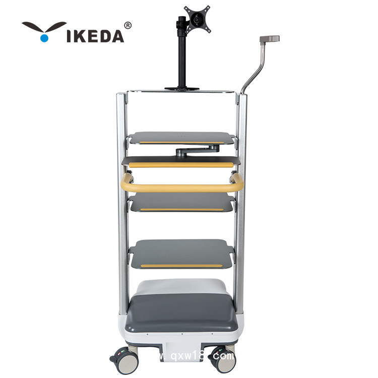 YKD-2002多層醫(yī)用臺(tái)車鋁合金設(shè)備車醫(yī)用推車設(shè)備操作臺(tái)