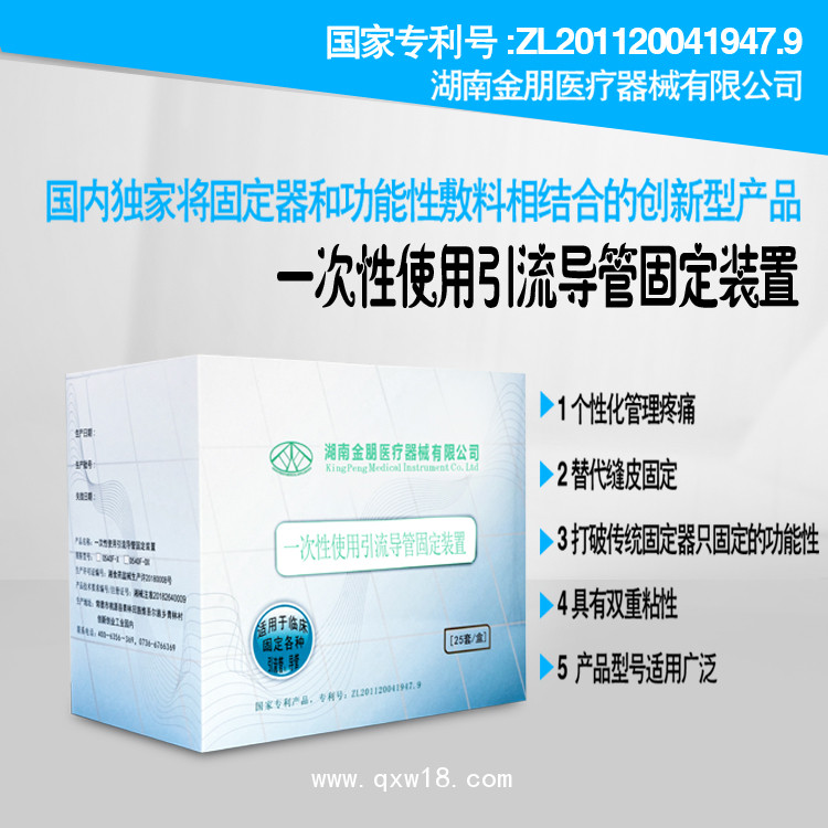 一次性使用引流導(dǎo)管固定裝置