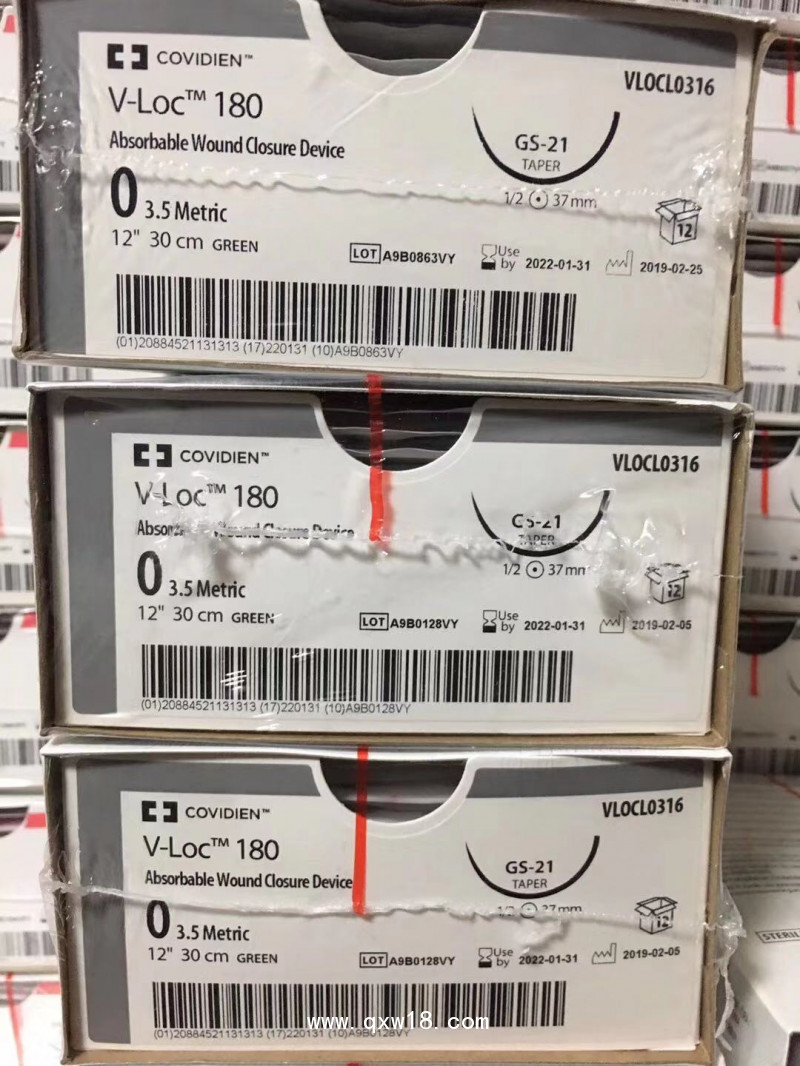 柯惠倒刺線，縫線型號(hào)