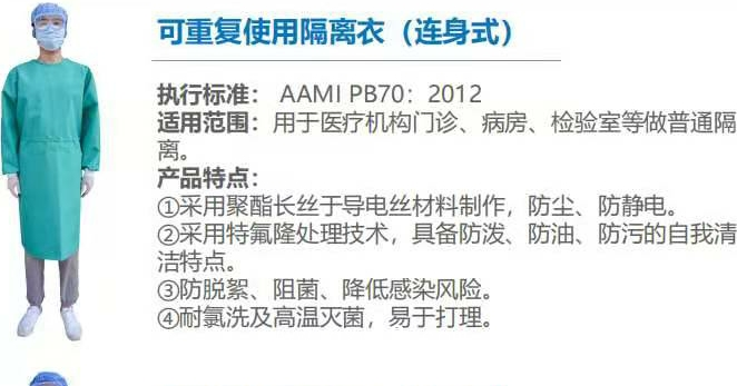可重復(fù)使用隔離衣001（全身式）