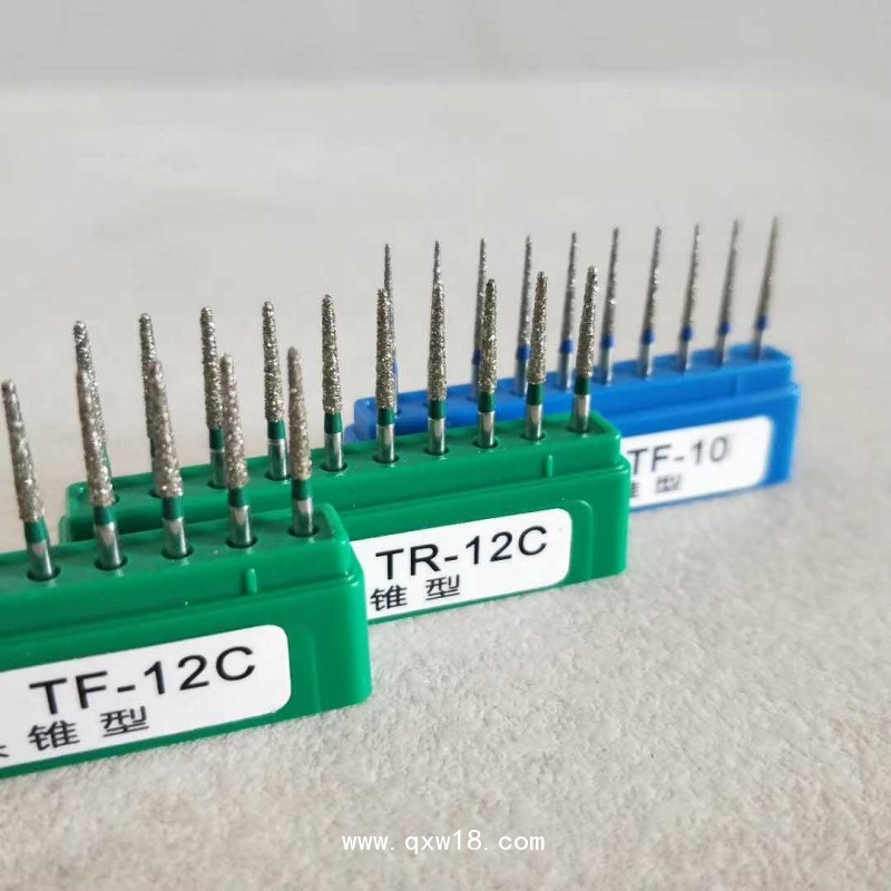 佛山寶來牙科金剛砂車針高速手機(jī)口腔牙針球鉆磨頭拆冠牙科耗材