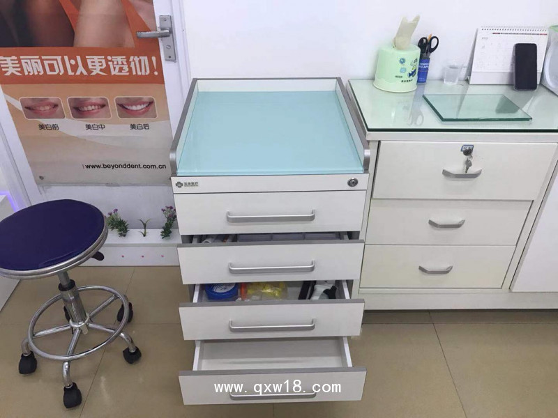 寶來牙科醫(yī)療移動柜牙椅邊柜護士小推車