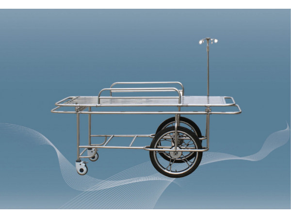 欣雨辰醫(yī)療 YC-J02不銹鋼兩大兩小輪擔(dān)架車 不銹鋼醫(yī)用車