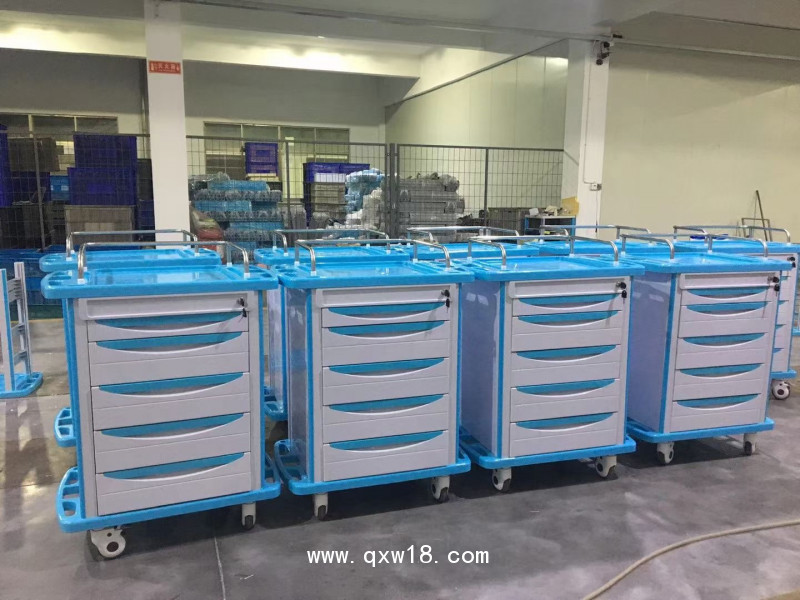 欣雨辰 C5ABS彩色急救車(chē)II型 ABS醫(yī)用推車(chē) 搶救車(chē)