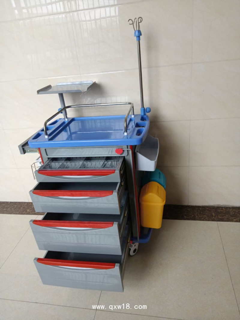 欣雨辰 C5ABS彩色急救車(chē)II型 ABS醫(yī)用推車(chē) 搶救車(chē)