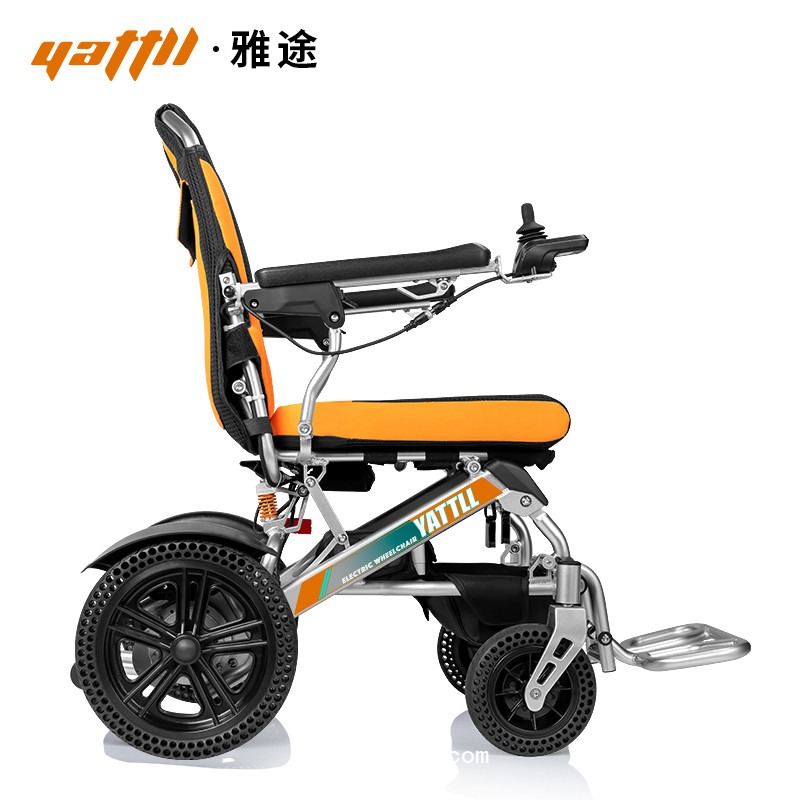 日本YATTLL雅途便攜折疊電動(dòng)輪椅輕便老人殘疾人代步電動(dòng)車