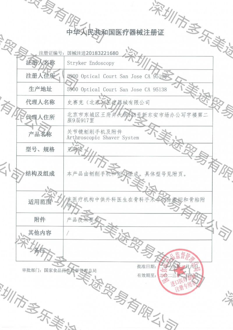 美國史塞克 刨削刀頭 385-545-000