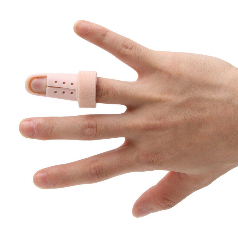 手指骨折固定 硬膠煙囪式護指套 手指關(guān)節(jié)固定康復(fù)夾