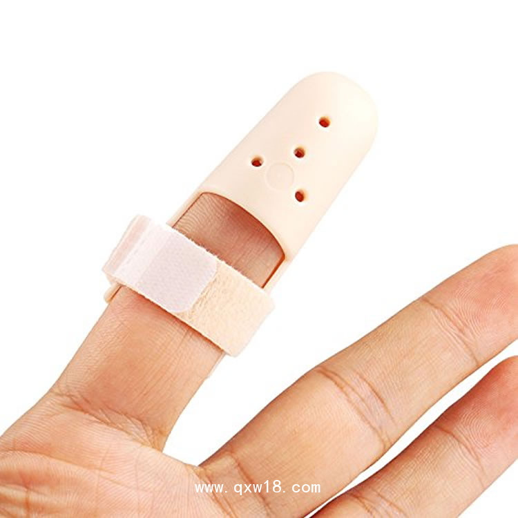 煙囪式指套 手指固定指套透氣 煙囪式硬膠手指固定保護套