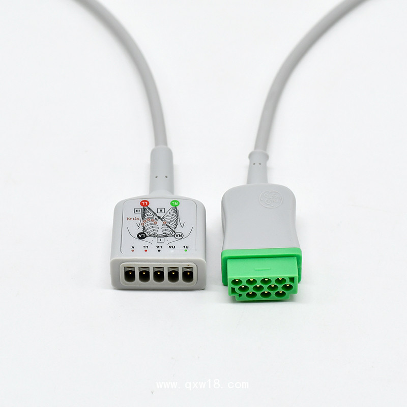 通用醫(yī)療-馬葵GE11針監(jiān)護(hù)儀心電主電纜導(dǎo)聯(lián)線五導(dǎo)分體主電纜