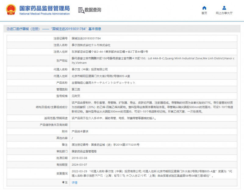 泰爾茂 血管鞘 橈動(dòng)脈鞘 RS*A50G16SQZ