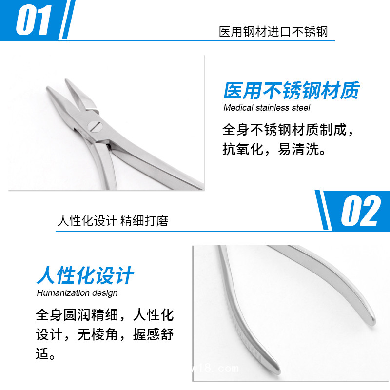 骨科鋼絲鉗 德國(guó)不銹鋼單關(guān)節(jié)尖嘴鋼絲鉗 醫(yī)用鋼絲鉗貝萊沃器械