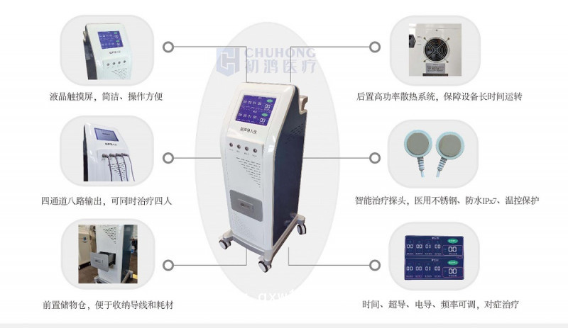 初鴻超聲脈沖導(dǎo)入治療儀 超聲透藥治療儀 超聲藥物透入治療儀