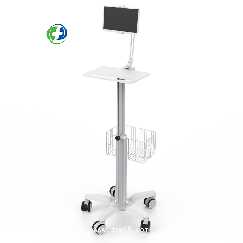 平板移動推車IPAD支架五輪車移動輕便平板手推車靜音輪