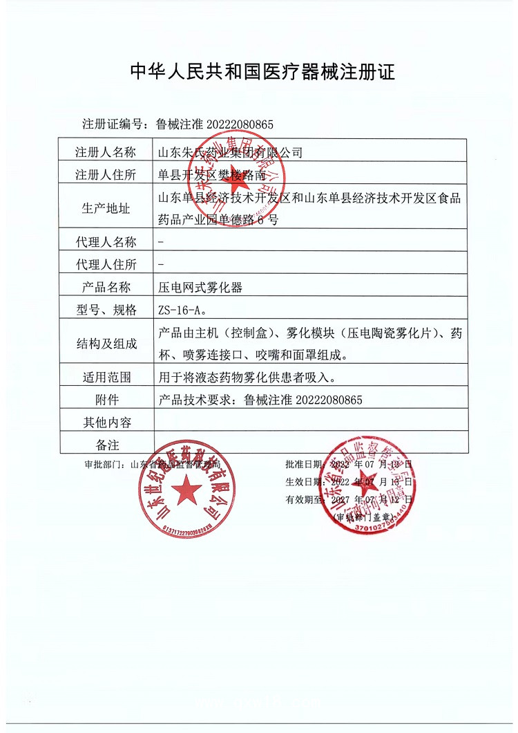 東貝醫(yī)療壓電網(wǎng)式霧化器醫(yī)用級(jí)別兒童面罩