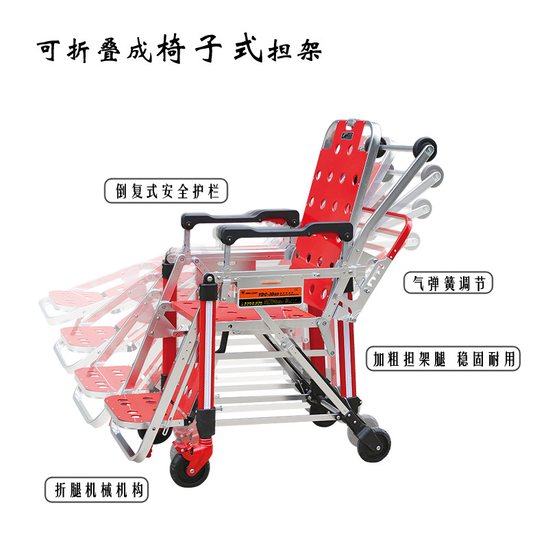 日新救護(hù)車擔(dān)架鋁合金推車醫(yī)用120急救擔(dān)架車