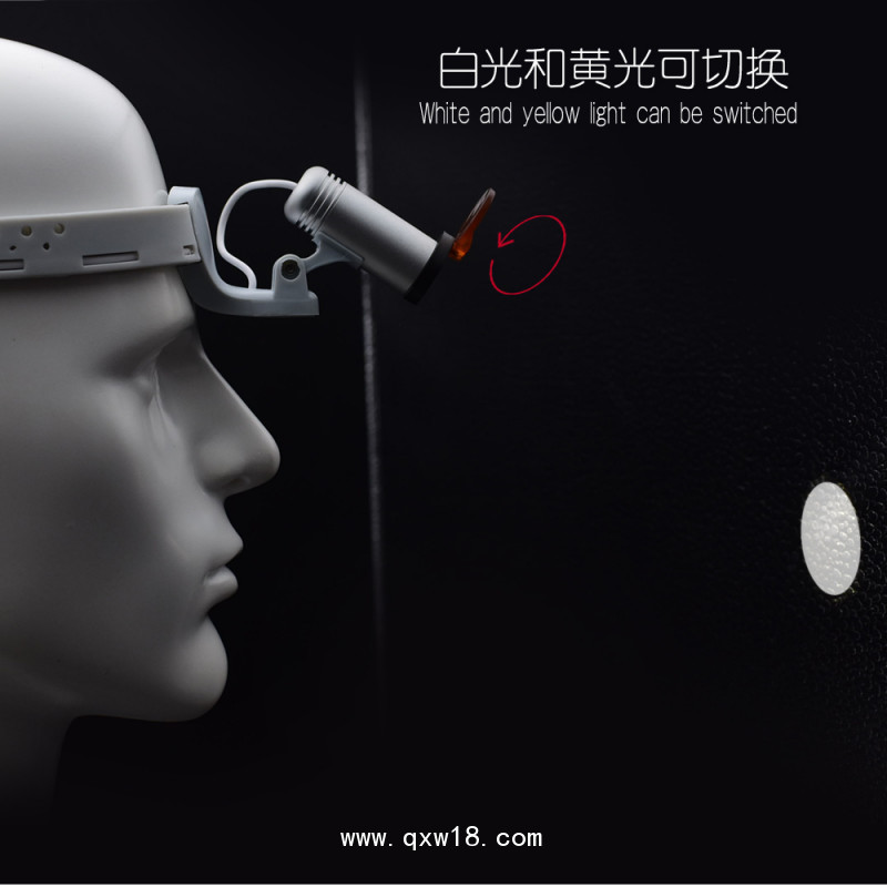 3W耳鼻喉口腔微整形燈電超輕便攜一體化頭燈