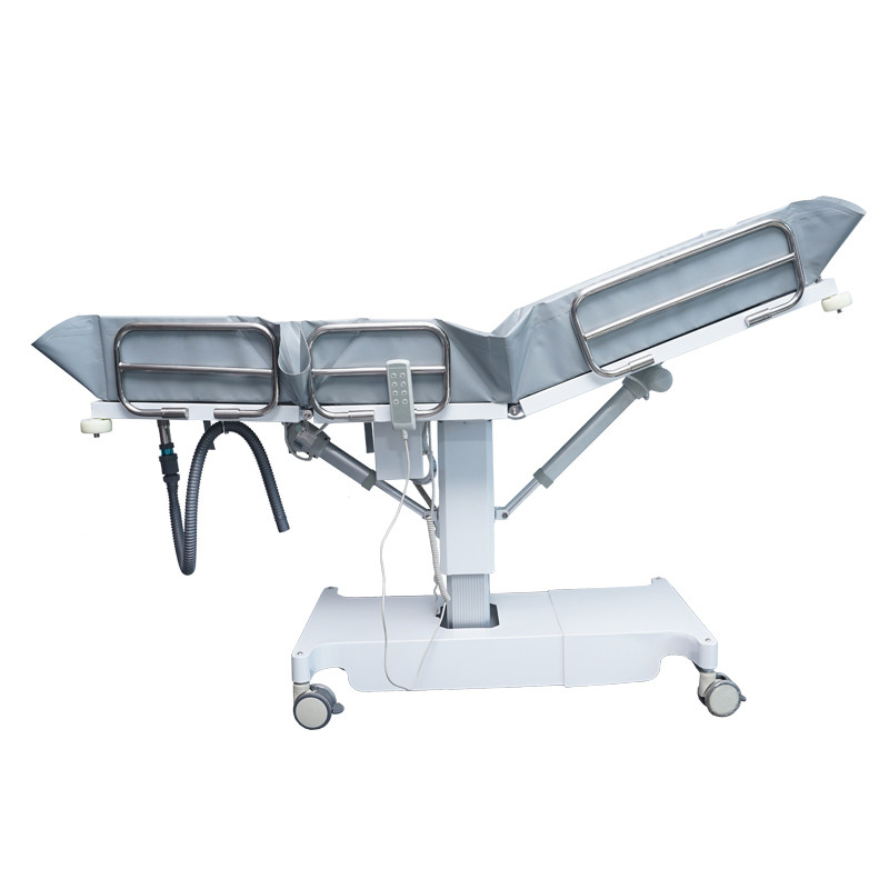 三折式電動升降沐浴推床醫(yī)用清洗床洗澡床