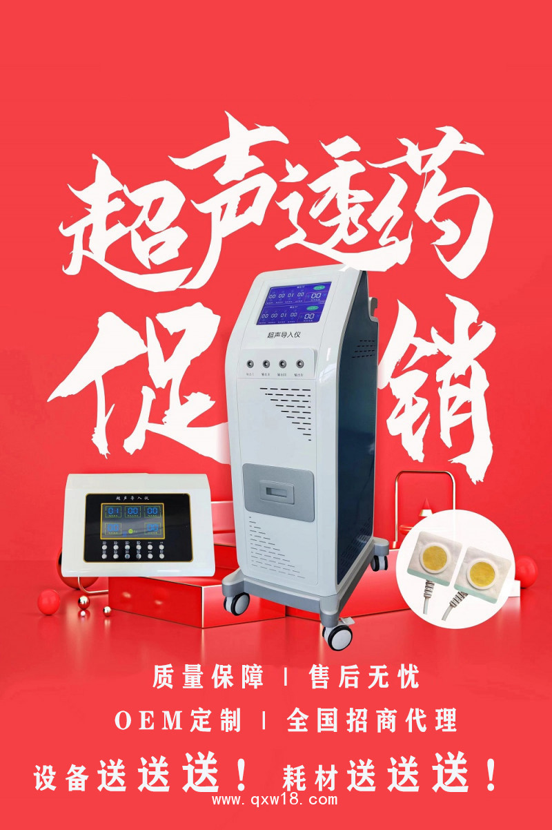 超聲脈沖電導治療儀 超聲導藥 藥物透入設備 經(jīng)皮 源頭工廠