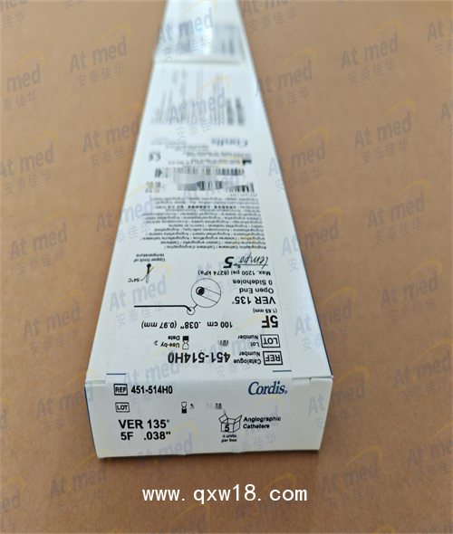 強生（Cordis）造影導(dǎo)管椎動脈（單彎）451-514H0