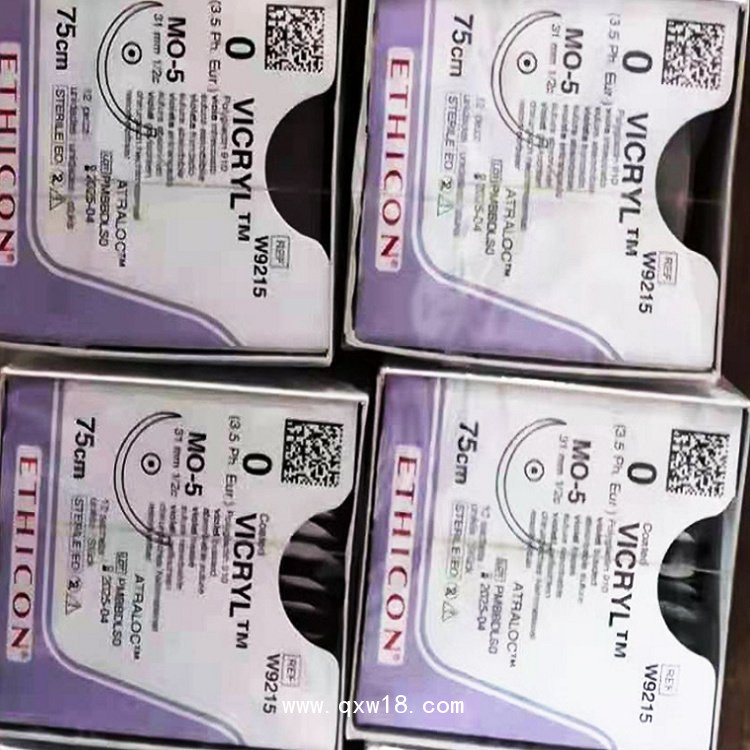 非吸收性縫合線帶針