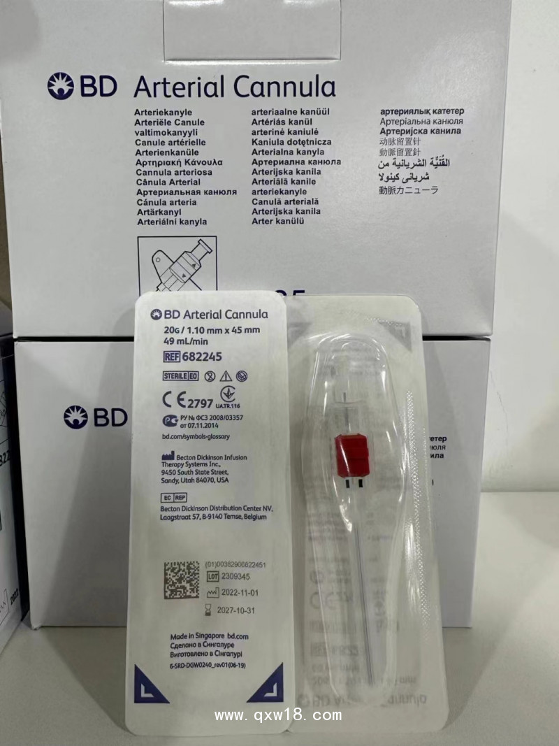 碧迪BD 動脈留置針 682245