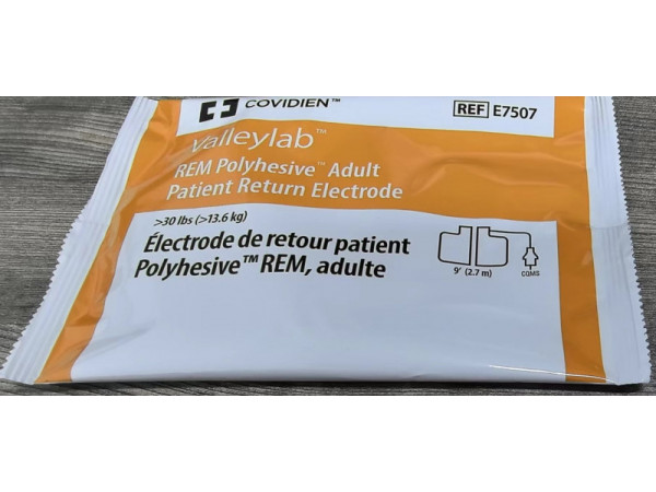 柯惠  成人病人回路負極板  電外科手術器械 E7507